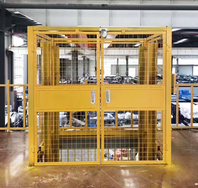 涵江智能导轨式升降机亮相